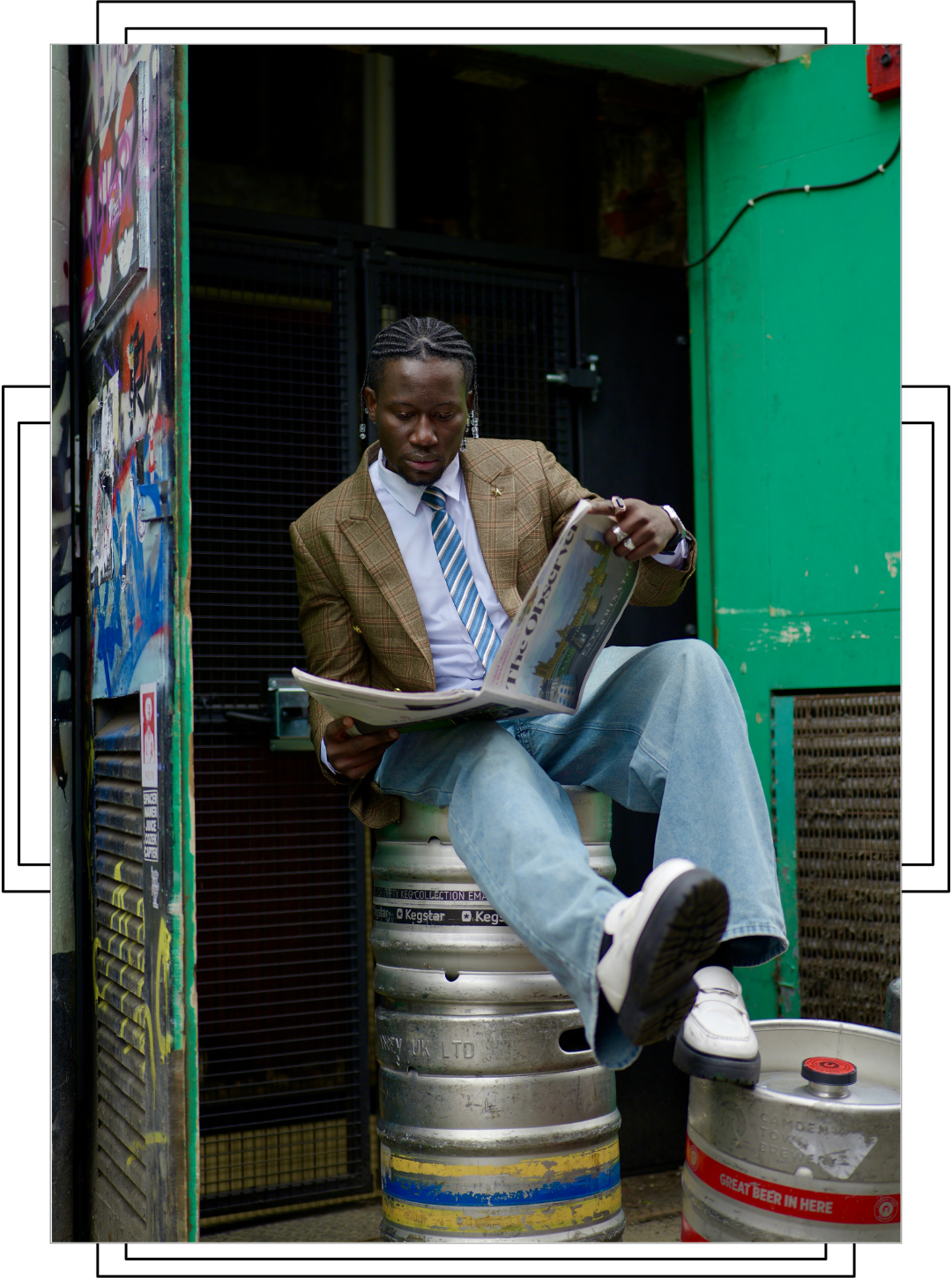 kegs + graffiti · back alley